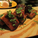 龍吟 - 琵琶湖産大鰻の炭火焼アップ