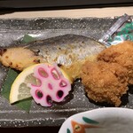 小魚 阿も珍 さんすて福山店 - 鰆の西京焼き定食