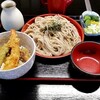 孫四郎そば - 天丼そばセット大盛