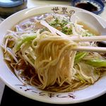 さつまラーメン - 麺は中太