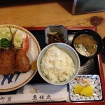 和食 魚佐次 - アジフライ定食