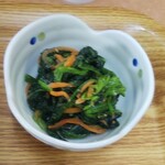 小さな食堂 ヒロ - 小鉢 ほうれん草のおひたし (2021.08.17)