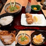 Shun Sai To Osake Ambai - 鶏唐揚げ&豚汁定食