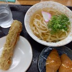 Mendokoro Marumatsu - かけ小(270円)+ちくわ天(100円)+いなり(200円)