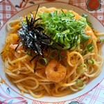 Goemon - 紅ズワイガニと海老と本からすみのアーリオオーリオペペロンチーノ