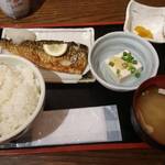 やきとり平助 - さばの塩焼き定食