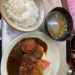 とん吉 - トンカツとクリームコロッケ定食