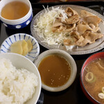 宇宙軒食堂 - とんバラ定食700円