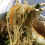 みたか食堂 - 中太縮れ麺