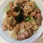 人生夢路 徳麺 - 豚丼→黒中華のセット注文