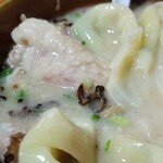 塩そば専門店 桑ばら - 鶏白湯雲呑つけそば