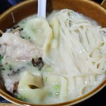 塩そば専門店 桑ばら - 鶏白湯雲呑つけそば