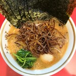 ラーメン濱野家 - ラーメン(並)＋のり・きくらげ増し