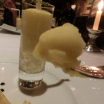 ラ・ベ - オレンジのソルベどうぞ～