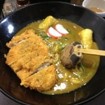 手打ちうどん 稲葉家 - カツカレーうどん　850円