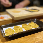 鮨匠 のむら - 赤雲丹(佐賀県唐津産)