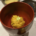 鮨匠 のむら - 赤雲丹(佐賀県唐津産)のマイクロ丼