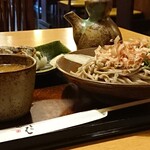 福そば - 焼鯖寿司とおろしそばセット ¥1100