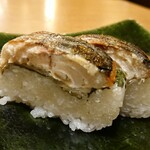 Fukusoba - 焼鯖寿司とおろしそばセット ¥1100