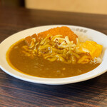 CoCo壱番屋 - 料理写真:チキンカツチーズ200㌘スクランブルエッグ☆