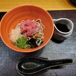 156659227 - 本鮪と納豆ぶっかけそばのハーフサイズ