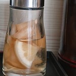 長男、もんたいちお - レモン酢。れんげ1杯に2滴垂らしたら爽やかで美味しかったです。