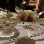 ラ・ベ - アンティチョークのムース、どうぞ～