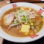 らー麺 畑 - 味噌ラーメンと炒飯のセット