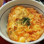 なか卯 - 濃厚チーズ親子丼は並にすれば良かった・・￥４０しか変わらないからね！