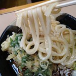 立喰そば かしやま - 自家製のうどん