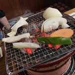 Sumiyaki Goya - 焼き野菜盛合わせ　