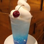 Panel Cafe - ブルークリームソーダー580円