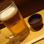 まんてん鮨 丸の内 - ランチ生ビール：220円