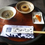 Hanase Soba Kachikuan - お蕎麦の前のお料理