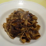 リストランテ ヴォナ フォルトゥーナ - ＜2012年11月＞宮城県産ヒイカとイカスミの自家製タリアテッレ