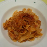 リストランテ ヴォナ フォルトゥーナ - ＜2012年11月＞活ズワイガニの旨みたっぷりトマトクリームソース　自家製タリアテッレ　プラス315円