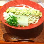 ひもかわ桐生 - 美しい大盛り。