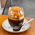 プレストコーヒー - コ―ヒ―ゼリ―アフォガ―ド800円♪