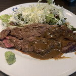 キャトルラパン - 味噌ダレと山葵