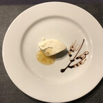 osteria Nori - パンナコッタ蒲郡みかんソース？