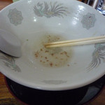 伊達屋 - 塩雲呑麺＠完食