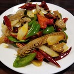 中国家庭料理 楊 - 牛の胃炒め。