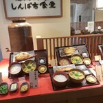 炭火焼干物定食 しんぱち食堂 - 