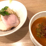 人力俥 - この夏最後のつけそば海老坦々！880円税込