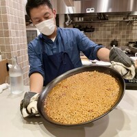 anchoa - アロス・ア・バンダ（魚介出汁のスープで炊き上げたパエリア） アイオリソース