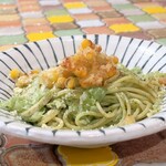 トリワイン ＰＩＫＯＳＨＨＨＵ - クミンのこくうま とうもろこしフリット バジルパスタ