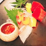 酒食家 ゆうひ - 【お刺身の盛り合わせ一人前】