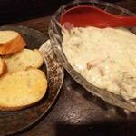 金町製麺 - 舞茸のクリーム煮