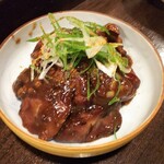 金町製麺 - レバー焼き