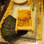 赤羽 トロ函 - 函ウニ+焼き海苔